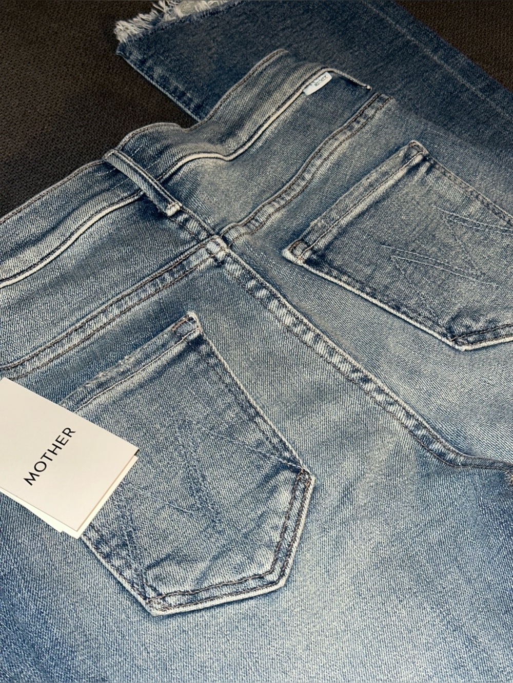NWT MOTHER The Insider Crop Step Fray Jeans